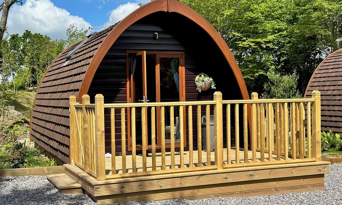 Cheriton Bishop Cabina | Cosy Pod by The Moor With Fishing