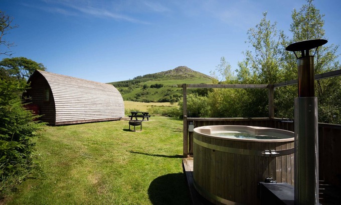 Garn Fadryn Cabina | Estándar-Hot Tub-Cabaña-Baño con ducha