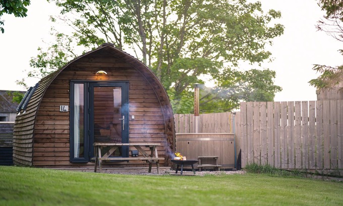 Forres Cabina | Estándar-Hot Tub-Cabaña-Baño con ducha