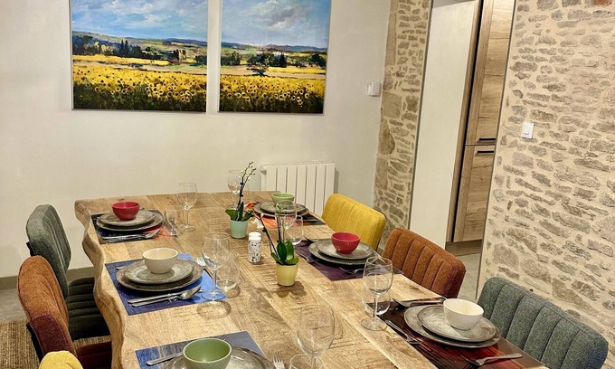 Grandcamp-Maisy Casa | Cosy village house with home cinema