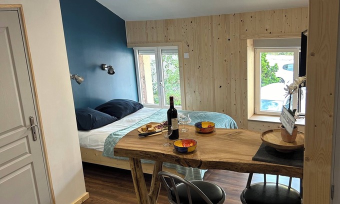 Lepanges-sur-Vologne Apartamento | Cosy Vosges-style studio 20 minutes from Gérardmer