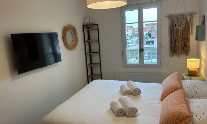 Sainte-Cecile-Plage Apartamento | Côté Mer apartment 500 metres from the beach and dunes