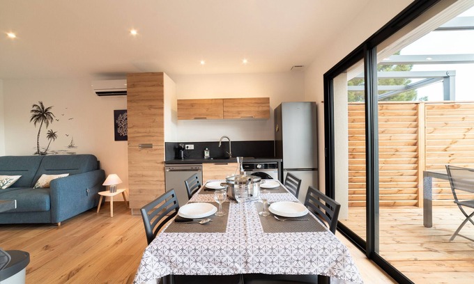 Sorede Apartamento | Casita de campo 'Côté Mer' con vistas a la montaña, Wi-Fi y aire acondicionado