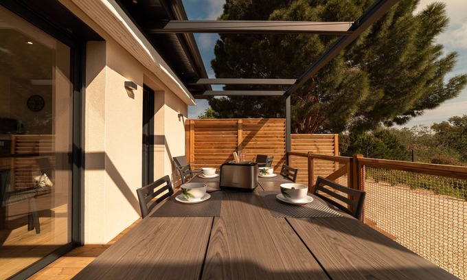 Sorede Apartamento | Casita de campo 'Côté Nature' con vistas a la montaña, Wi-Fi y aire acondicionado