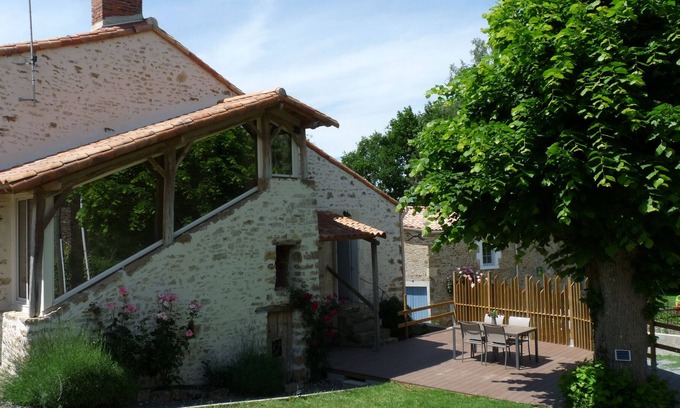 La Jaudonniere Cabaña | Casa rural en el campo cerca del Puy du Fou, acepta mascotas