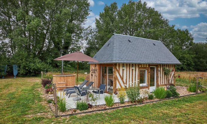 Cresseveuille Apartamento | Casita de campo "Le Chouette Insolite" con jardín privado y baño nórdico