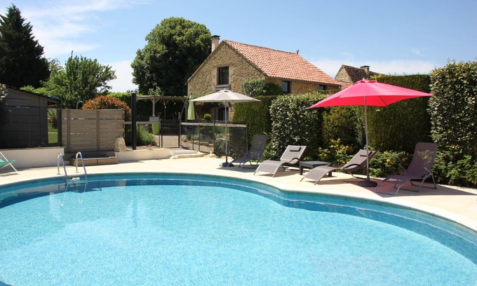 Rouffilhac Cabaña | Casa rural con encanto 6/10 pers. PISCINA PRIVADA Périgord negro entre SARLAT / ROCAMADOUR
