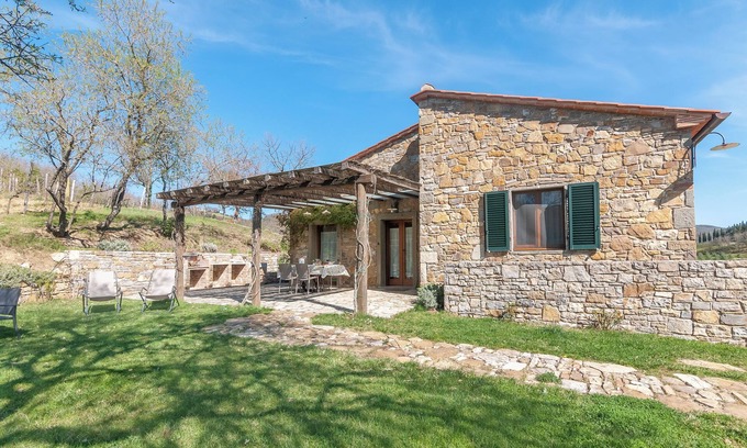 Radda in Chianti Cabaña | Casita de campo "Podere in Volpaia" con jardín y Wi-Fi
