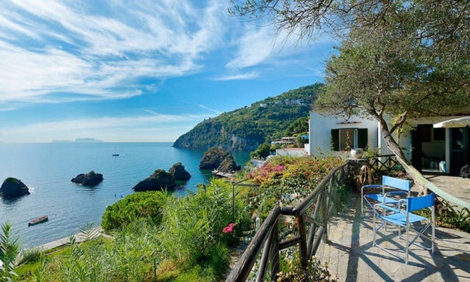 Ischia Porto Villa | Casa rural con acceso privado al mar.