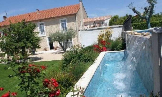 Caromb Apartamento | Casa de campo con piscina en casa de campo provenzal