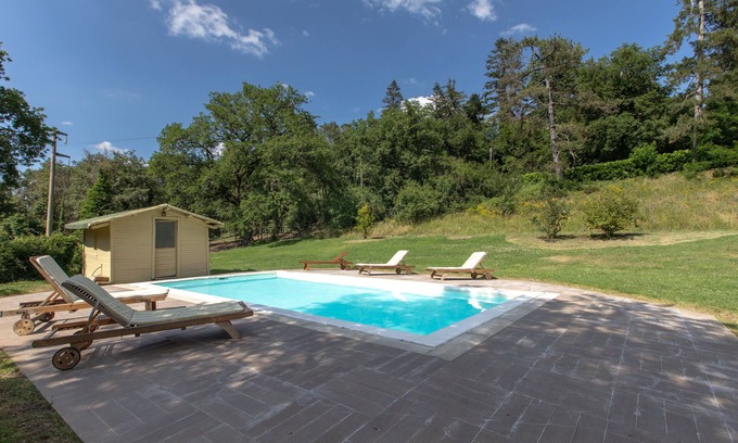 Grotte di Castro Cabaña | Cottage with swimming pool, veranda, garden and private parking
