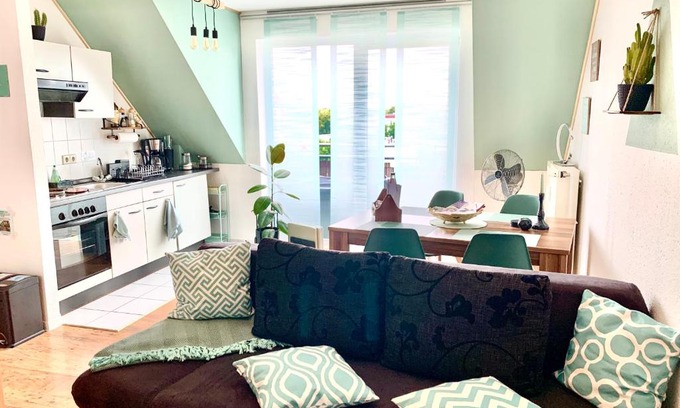 Cottbus Apartamento | Cottbus-Apartments - Green Apartment I privat I Wifi I Küche I Balkon