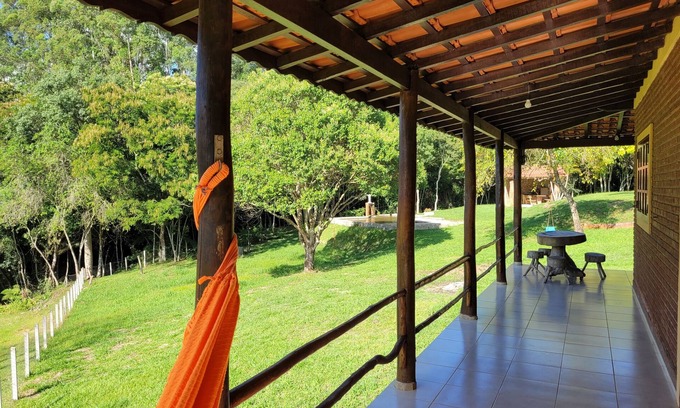Extrema Cabaña | Country house in Extrema with natural water pool, we accept pets