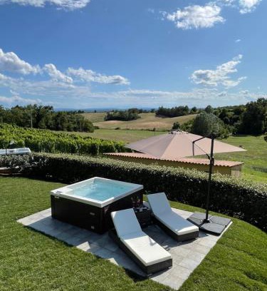 Quargnento Apartamento | Country House Mimosa - Relax in jacuzzi tra i vigneti