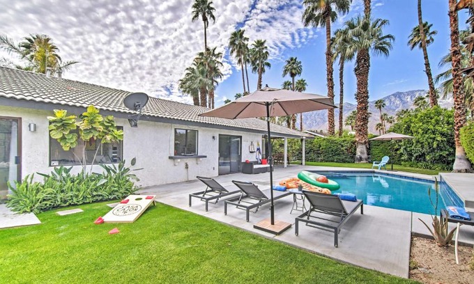 Araby Casa | Covered Patio, Pool and Games Home in Palm Springs