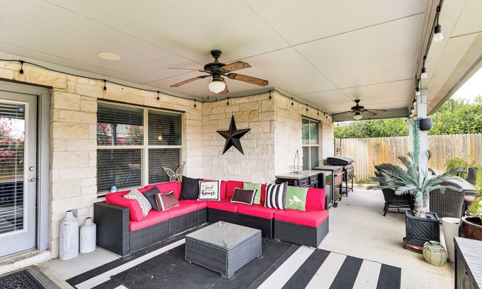 Leander Casa | Covered Patio + Yard: Spacious Leander Home!