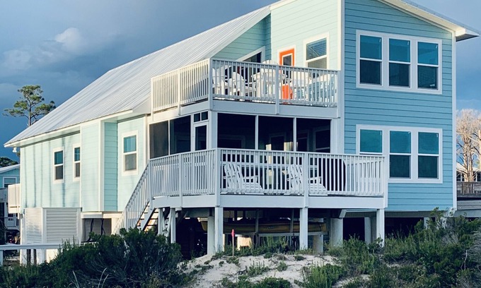 Cape San Blas Casa | 'Coy T by the Sea' Gulf Front Florida Beach House