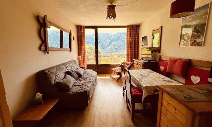 Plan Peisey Apartamento | Acogedor estudio 4 pers, balcón sur, cerca de pistas - Plan Peisey
