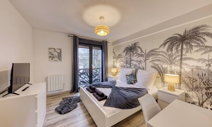 Le Perreux-sur-Marne Apartamento | Cozy 1-bedroom apartment with Parking and WiFi