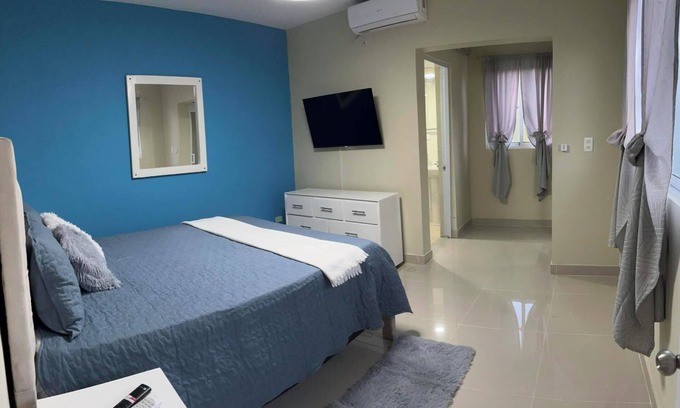 Lope De Vega Condominio | Cozy 1-bedroom condo in amazing Andrés with WIFI , AC ,pool and ocean view
