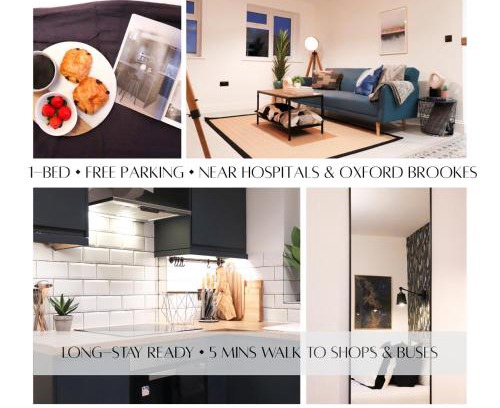 Headington Apartamento | Cozy 1BR in Headington Oxford w off-road Parking