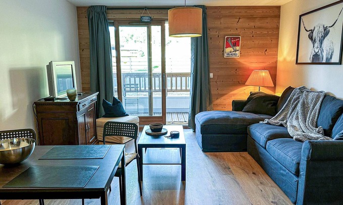 Valmorel Apartamento | Apartamento acogedor 2 hab, 7 pers, a pie de pistas, parking, wifi
