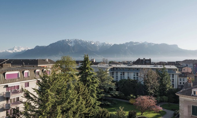 Vevey Casa | Cozy 2-bedroom hotel in enjoyable Vevey with AC, fitness room, WiFi