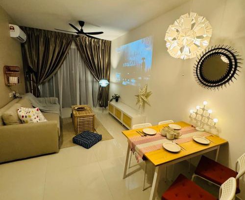Gelang Patah Apartamento | Cozy 2B1R 6pax Condo Forest City 3A-1602