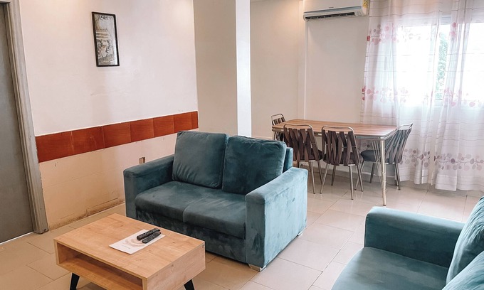 Labone Apartamento | Cozy 2BR at Labone, Wi-Fi/DSTV