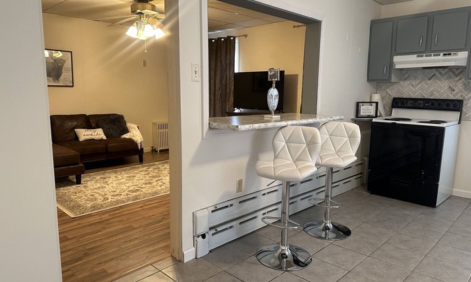Middleburg Apartamento | Cozy 2nd floor brick apartment. Walking distance -Charles Park, pond & dog park