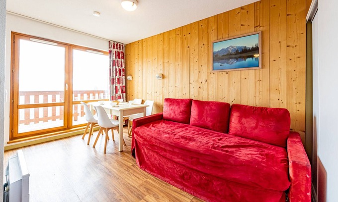 Saint-Francois-Longchamp Apartamento | Acogedor apartamento de 36m², 6 personas, cerca de pistas y comercios