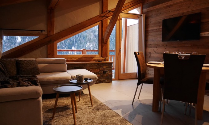 Champagny-en-Vanoise Apartamento | Acogedor apartamento de 3 habitaciones 4/6 pers LA PLAGNE-CHAMPAGNY