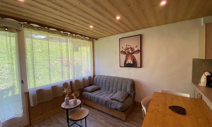 Cohennoz Apartamento | Apartamento acogedor con WiFi y terraza - 4 personas, Crest-Voland