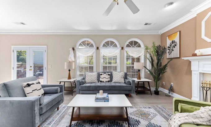 Alpharetta Casa | Cozy 4B2.5B|Fenced Backyard for Pets|Perfect for Family|Month2Month #41889