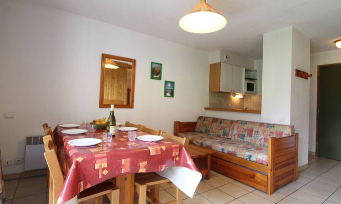 Termignon Apartamento | Apartamento acogedor 6 pers con balcón, sábanas y Wifi incluidos, en Termignon-Val Cenis