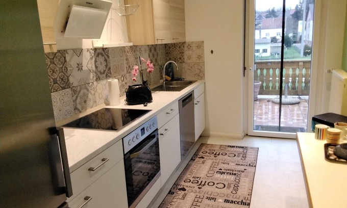 Schwalbach Apartamento | Cozy and high-quality vacation apartment Bildchenstrasse with terrace