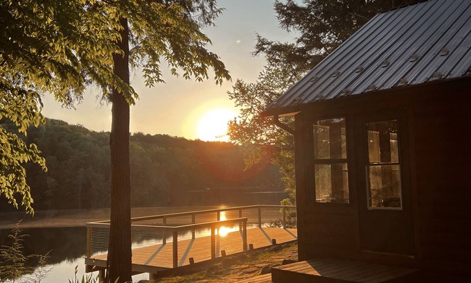 Croghan Casa | Cozy and private lakefront cabin -- perfect for large groups & family reunions!