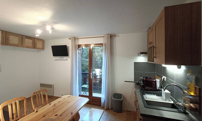 Albiez-le-Vieux Condominio | Cozy apartment in Albiez-Montrond near the slopes