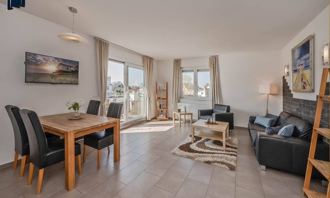 Korswandt Apartamento | Cómodo y acogedor apartamento en Wolgastsee con Wi-Fi y chimenea.