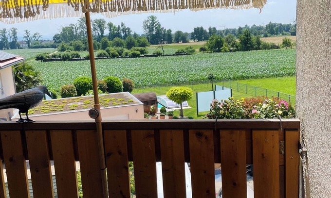 March Apartamento | Cozy apartment with a great view of the countryside and some extras