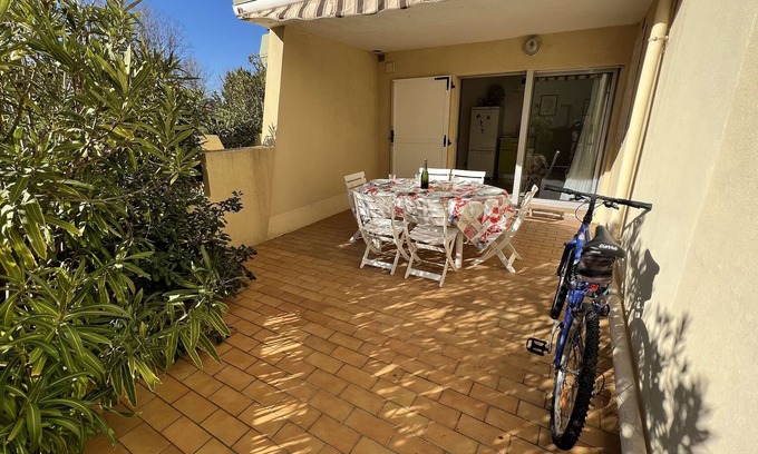 Marseillan Apartamento | Apartamento T2, Terraza, Playa a 50m, Mascotas Ok