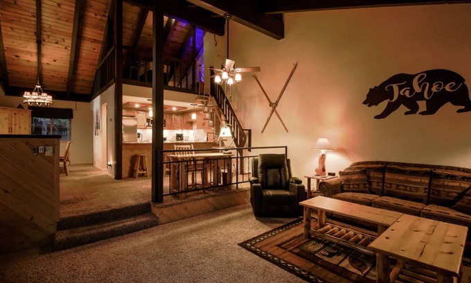 Zephyr Cove Chalet De Esquí | 🐻 Cozy Bear's Lair Tahoe Chalet Near Heavenly 🏂