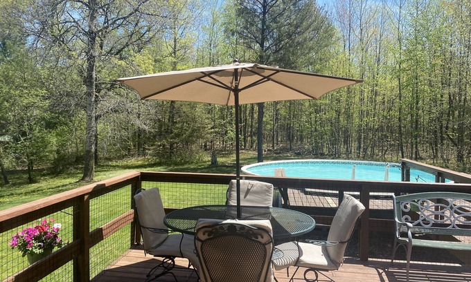 Lyndon Station Cabina | Cozy Boho Cabin with POOL!!