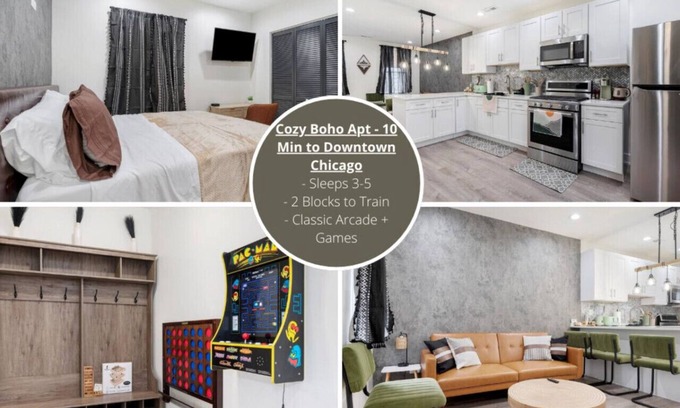 Little Village Apartamento | Cozy Boho Chicago - 10 Minutes to Downtown Chicago
