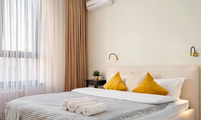 Almaty Apartamento | Cozy Business class apartment. 5 minutes to the biggest shopping mall in Almaty!