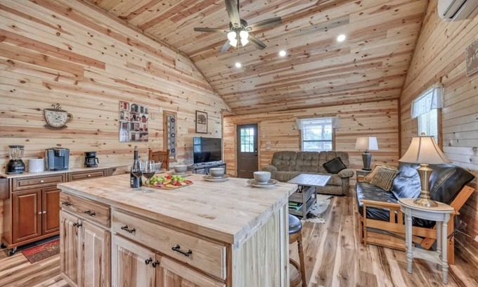 Fredericksburg Cabina | Cozy Cabin Firepit and Grill & 10 Mins to Main St