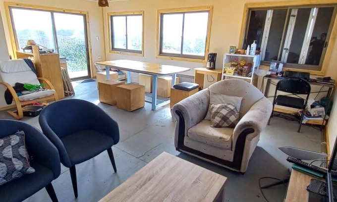 Curepto Cabina | Acogedora cabaña para 6 personas en primera línea Playa la Trinchera