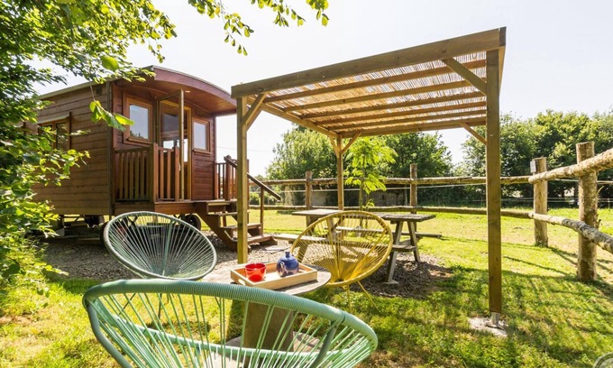 La Chapelle-Cecelin Apartamento | Vagón acogedor en naturaleza con wifi y cerca de caballos