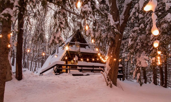 Pine Hill Cabina | Catskills A-Frame Cabin in the heart of Catskills Park. Amazing trails+food!