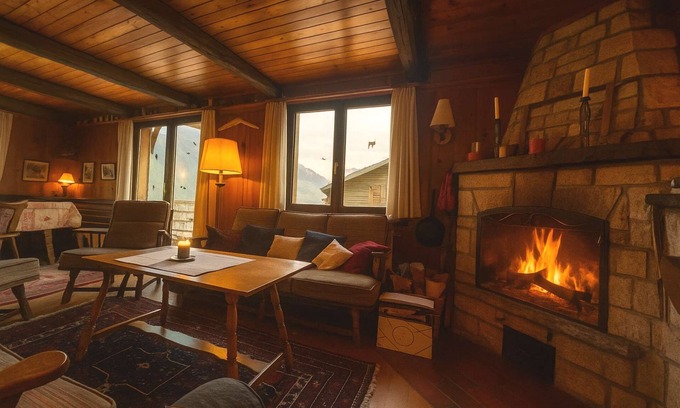 Liddes Casa | Cozy chalet, Alps view, fireplace & large terrace